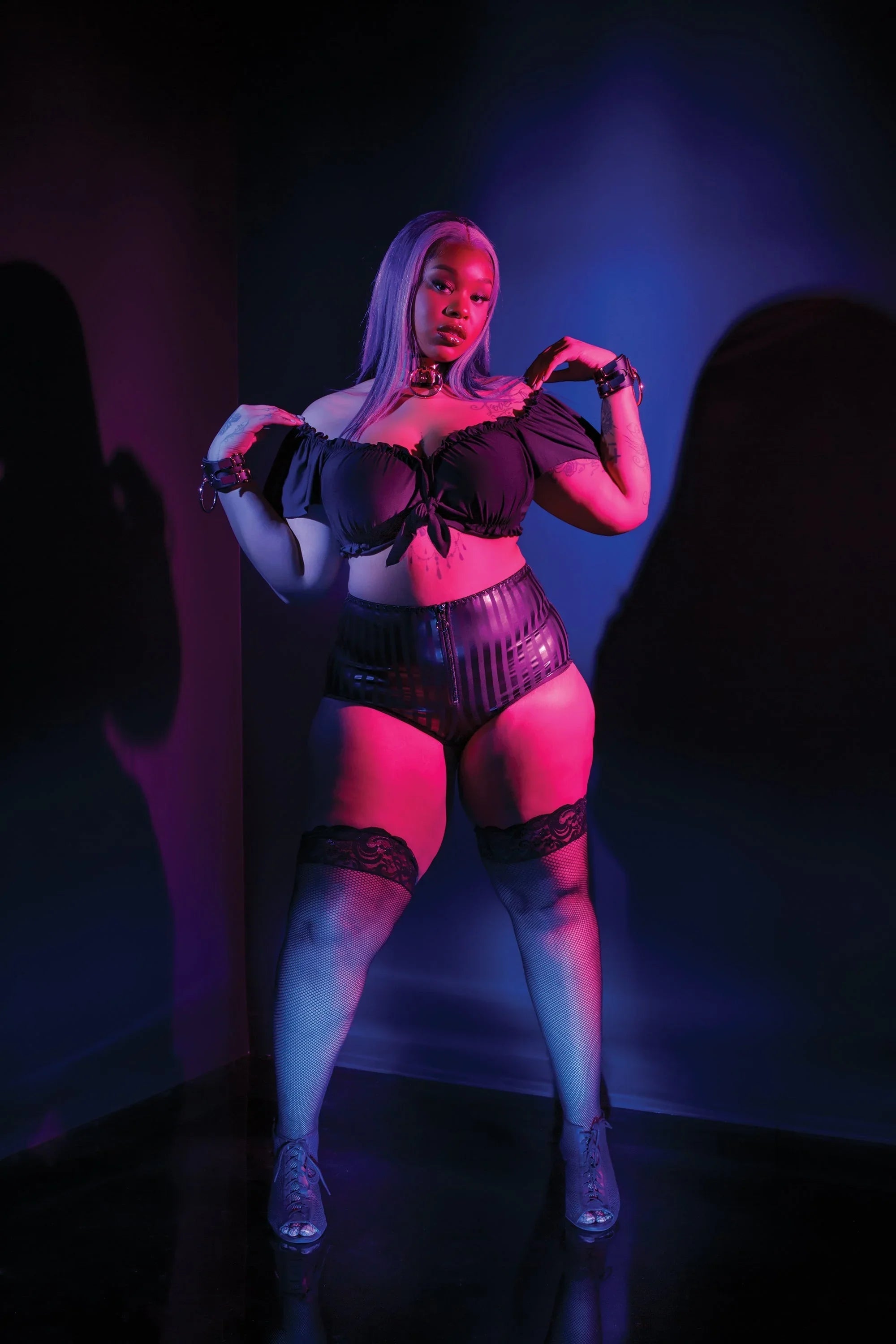 Collection of Bold Connection Booty Shorts in a gallery layout